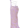 Capriana Orchid Jacquard-Satin-Abendkleid Capriana Orchid Jacquard-Satin-Abendkleid