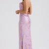 Capriana Orchid Jacquard-Satin-Abendkleid Capriana Orchid Jacquard-Satin-Abendkleid