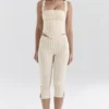 Carella Capri-Hose mit Lebkuchen-Karomuster Carella Capri-Hose mit Lebkuchen-Karomuster