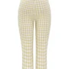 Carella Capri-Hose mit Lebkuchen-Karomuster Carella Capri-Hose mit Lebkuchen-Karomuster
