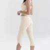 Carella Capri-Hose mit Lebkuchen-Karomuster Carella Capri-Hose mit Lebkuchen-Karomuster