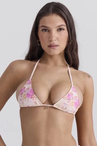 Caribe Bikini-Oberteil mit Blumenprint