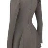 Carlina Mocha Langarm-Minikleid Carlina Mocha Langarm-Minikleid