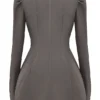 Carlina Mocha Langarm-Minikleid Carlina Mocha Langarm-Minikleid