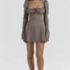Carlina Mocha Langarm-Minikleid Carlina Mocha Langarm-Minikleid