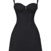 Carlotta Schwarzes Korsetts-Minikleid Carlotta Schwarzes Korsetts-Minikleid