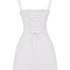 Carlotta Weißes Korsetts-Minikleid Carlotta Weißes Korsetts-Minikleid