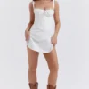 Carlotta Weißes Korsetts-Minikleid Carlotta Weißes Korsetts-Minikleid