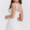 Carlotta Weißes Korsetts-Minikleid Carlotta Weißes Korsetts-Minikleid