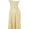Carmen Buttercup Vintage-Bustier-Sommerkleid aus Baumwolle mit Blumenprint Carmen Buttercup Vintage-Bustier-Sommerkleid aus Baumwolle mit Blumenprint