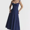 Carmen French Navy Bustier-Sommerkleid Carmen French Navy Bustier-Sommerkleid