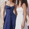 Carmen French Navy Bustier-Sommerkleid Carmen French Navy Bustier-Sommerkleid