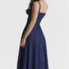 Carmen French Navy Bustier-Sommerkleid Carmen French Navy Bustier-Sommerkleid