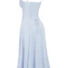 Carmen – Hellblaues Baumwoll-Bustier-Sommerkleid Carmen – Hellblaues Baumwoll-Bustier-Sommerkleid