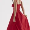 Carmen Red Rose Bustier-Sommerkleid Carmen Red Rose Bustier-Sommerkleid