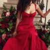 Carmen Red Rose Bustier-Sommerkleid Carmen Red Rose Bustier-Sommerkleid
