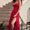 Carmen Red Rose Bustier-Sommerkleid Carmen Red Rose Bustier-Sommerkleid