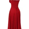 Carmen Red Rose Bustier-Sommerkleid Carmen Red Rose Bustier-Sommerkleid