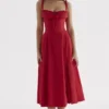 Carmen Red Rose Bustier-Sommerkleid Carmen Red Rose Bustier-Sommerkleid