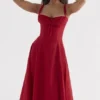 Carmen Red Rose Bustier-Sommerkleid Carmen Red Rose Bustier-Sommerkleid