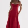 Carmen Red Rose Bustier-Sommerkleid Carmen Red Rose Bustier-Sommerkleid