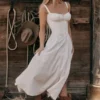 Carmen Weißes Bustier-Sommerkleid Carmen Weißes Bustier-Sommerkleid