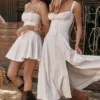 Carmen Weißes Bustier-Sommerkleid Carmen Weißes Bustier-Sommerkleid