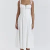 Carmen Weißes Bustier-Sommerkleid Carmen Weißes Bustier-Sommerkleid