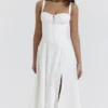 Carmen Weißes Bustier-Sommerkleid Carmen Weißes Bustier-Sommerkleid