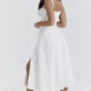 Carmen Weißes Bustier-Sommerkleid Carmen Weißes Bustier-Sommerkleid