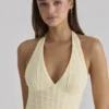 Carmine Lemon Mesh Silhouette Maxikleid Carmine Lemon Mesh Silhouette Maxikleid