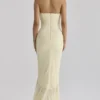 Carmine Lemon Mesh Silhouette Maxikleid Carmine Lemon Mesh Silhouette Maxikleid