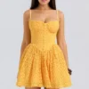 Carolina Apricot Spitzen-Korsett-Minikleid Carolina Apricot Spitzen-Korsett-Minikleid