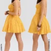 Carolina Apricot Spitzen-Korsett-Minikleid Carolina Apricot Spitzen-Korsett-Minikleid