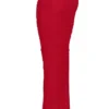 Cassidy Holly Red Mesh-Maxirock mit ausgestellten Säumen Cassidy Holly Red Mesh-Maxirock mit ausgestellten Säumen