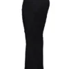 Cassidy – Maxirock aus schwarzem Mesh mit ausgestellten Säumen Cassidy – Maxirock aus schwarzem Mesh mit ausgestellten Säumen