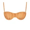 Cassis Hellorangees Bikini-Oberteil mit Rüschen Cassis Hellorangees Bikini-Oberteil mit Rüschen