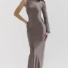 Catiana Smoke Einarmiges Maxikleid Catiana Smoke Einarmiges Maxikleid