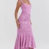 Cesca Maxikleid in Rosé mit Blumenmuster Cesca Maxikleid in Rosé mit Blumenmuster