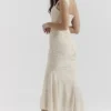 Cesca Vintage-Maxikleid in Creme mit Blumenmuster Cesca Vintage-Maxikleid in Creme mit Blumenmuster