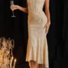 Cesca Vintage-Maxikleid in Creme mit Blumenmuster Cesca Vintage-Maxikleid in Creme mit Blumenmuster