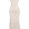 Cesca Vintage-Maxikleid in Creme mit Blumenmuster Cesca Vintage-Maxikleid in Creme mit Blumenmuster