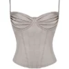 Chantal Satin-Oberteil in Champagner Chantal Satin-Oberteil in Champagner
