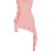 Charla Soft Apricot Rüschen-Minikleid Charla Soft Apricot Rüschen-Minikleid