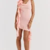 Charla Soft Apricot Rüschen-Minikleid Charla Soft Apricot Rüschen-Minikleid