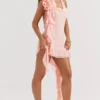 Charla Soft Apricot Rüschen-Minikleid Charla Soft Apricot Rüschen-Minikleid