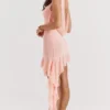 Charla Soft Apricot Rüschen-Minikleid Charla Soft Apricot Rüschen-Minikleid