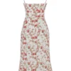 Charlotte Rose Midi-Sommerkleid mit Korsett und Print Charlotte Rose Midi-Sommerkleid mit Korsett und Print