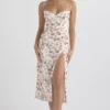 Charlotte Rose Midi-Sommerkleid mit Korsett und Print Charlotte Rose Midi-Sommerkleid mit Korsett und Print