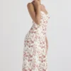 Charlotte Rose Midi-Sommerkleid mit Korsett und Print Charlotte Rose Midi-Sommerkleid mit Korsett und Print